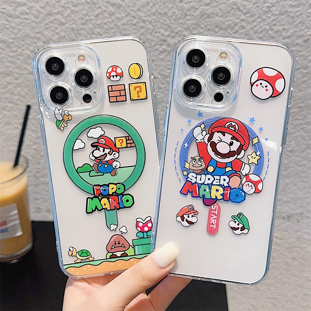 Funny Play Super Mario Case For iPhone 14 15 Pro Max Full Eage Case for  iPhone 12 13 Pro Max Soft TPU Shockproof Case For iPhone 11 Full Bump Case  iPhone 14 15 Magnetic Case | Shopee Singapore