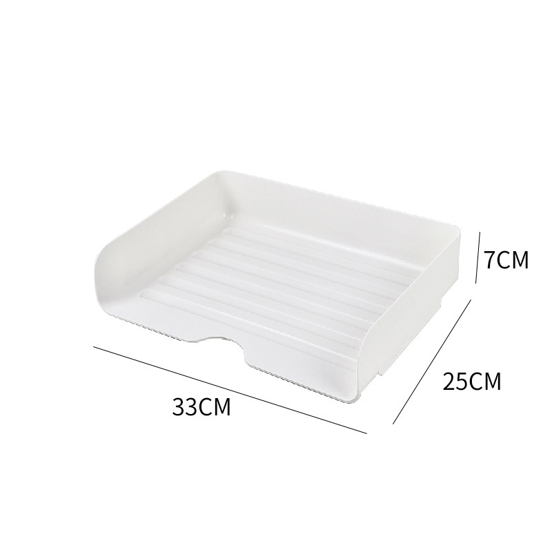 Stackable A4 Paper Trays Desktop File Tray Document Paper Organizer