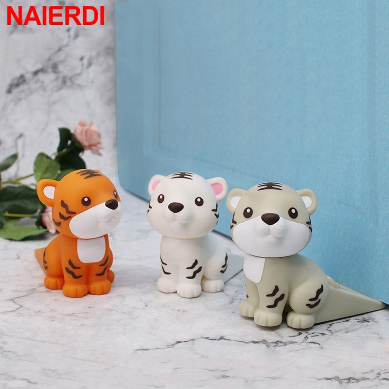 NAIERDI Cute Door Stops Cartoon Creative Silicone Door Stopper Door ...