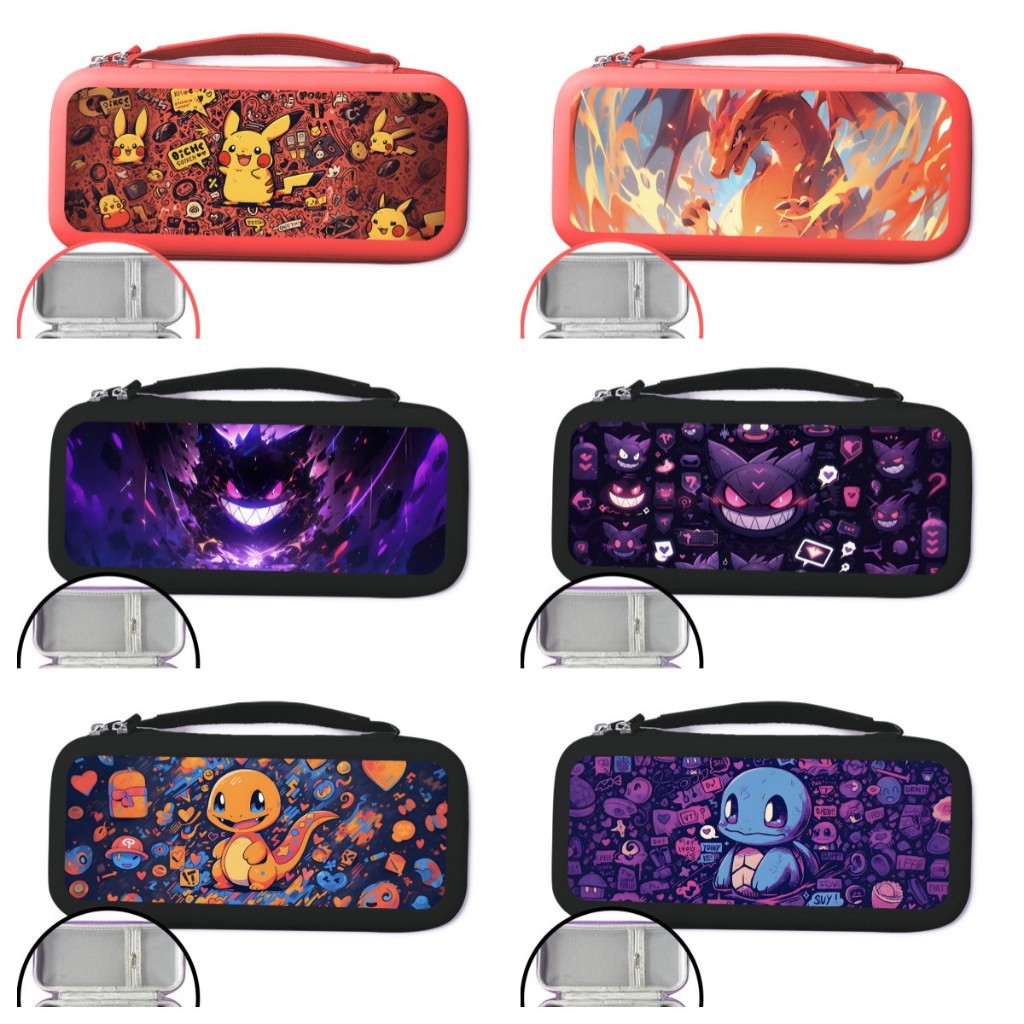 Pokemon Switch Carrying Case Storage Bag for Nintendo Switch V1 V2 ...