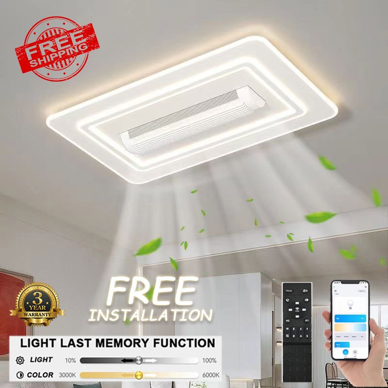 [FREE INSTALLATION] SG Local Bladeless Ceiling Fan LED Ceiling Fan ...