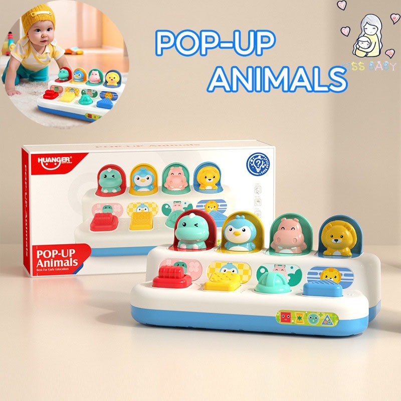 Pop-Up Animal Cause-and-Effect Toy from a Shopee Singapore listing