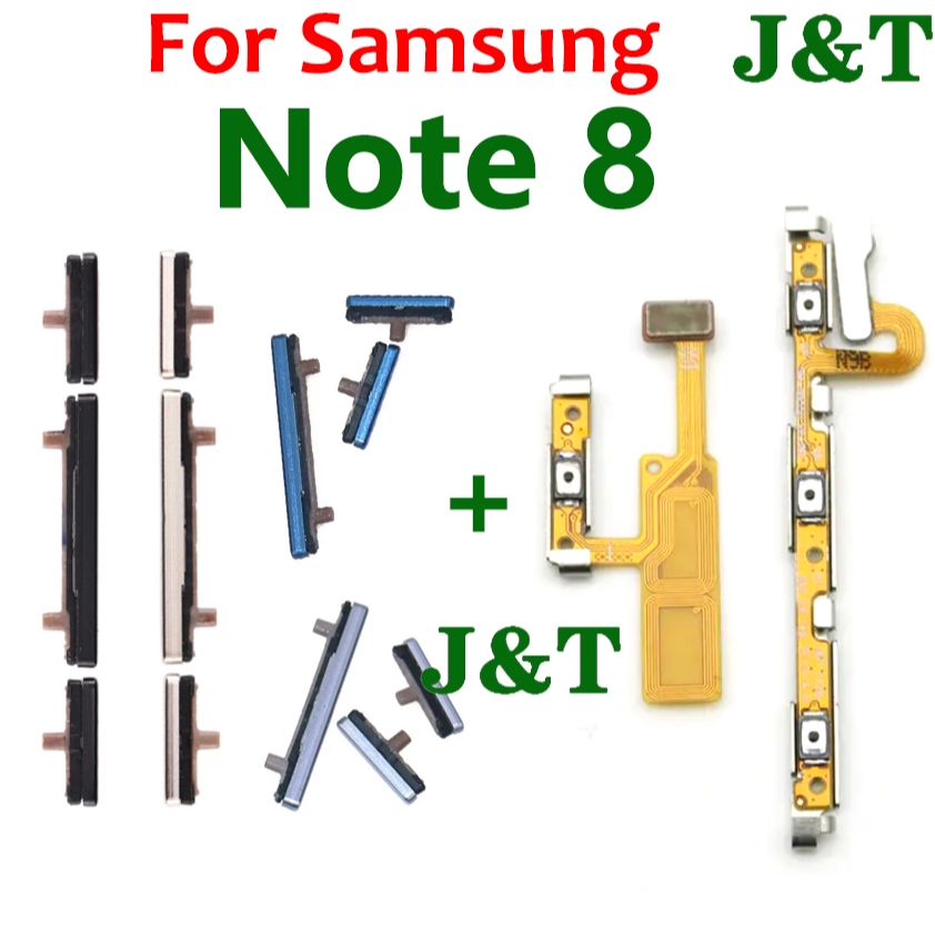 Note 8 Power Volume Button Flex For Samsung Galaxy Note8 On off Side ...