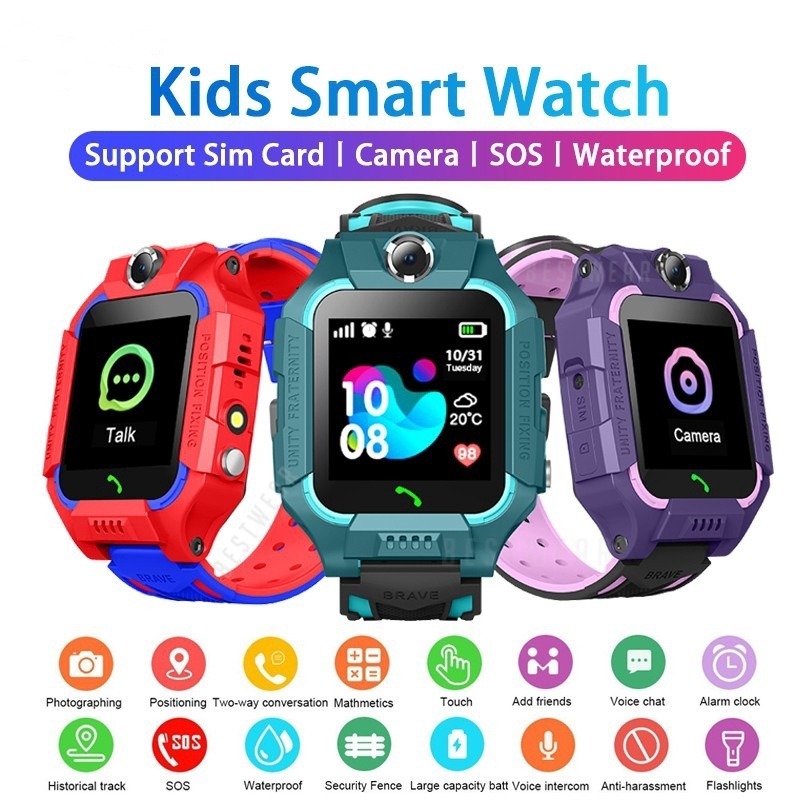 Q12 Kids Smart Watch Touch Screen SOS GPS Antilost Kids Tracker