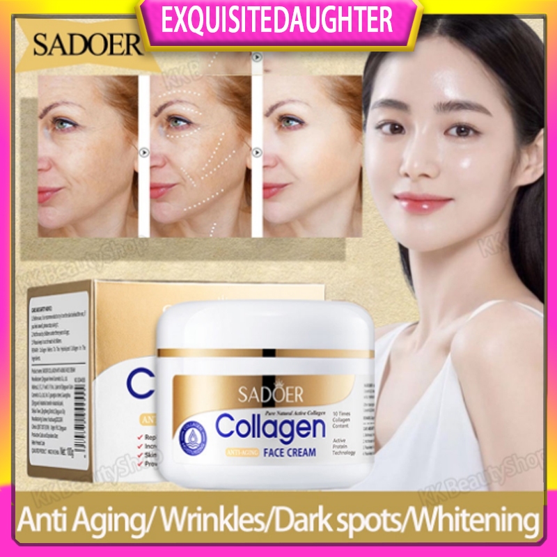 【COD】SADOER Collagen Face Cream Anti Aging Wrinkle Dark Spot Remover ...