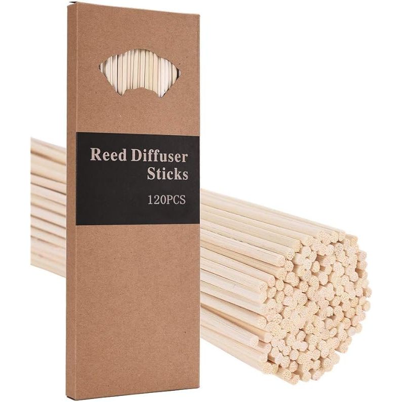 100PCS Reed Diffuser Sticks, 8 Inch Natural Rattan Wood Sticks ...