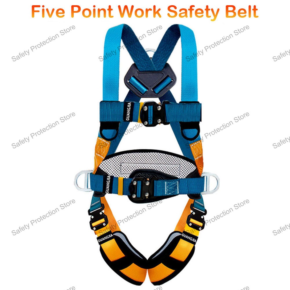 High Altitude Work Safety Harness Full Body Five-point Safety Belt
