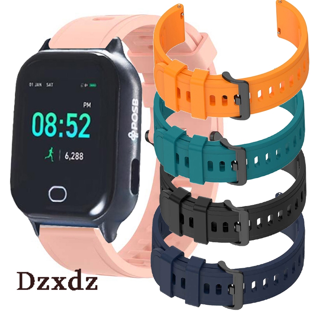 Silicone Wrist Band For posb smart buddy Smart Watch Strap Accessories Shopee Singapore