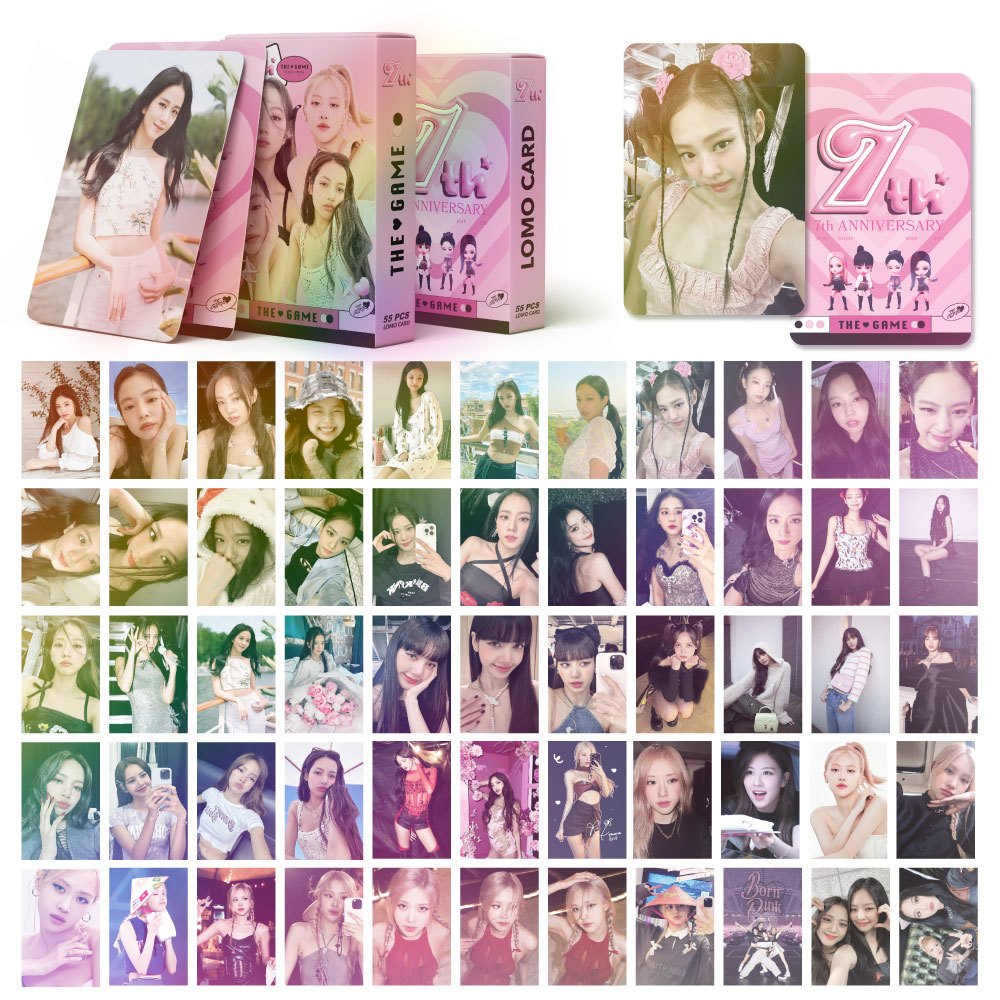 BLACKPINKグッズ フォト カード 55枚 セット トレカ THE GAME