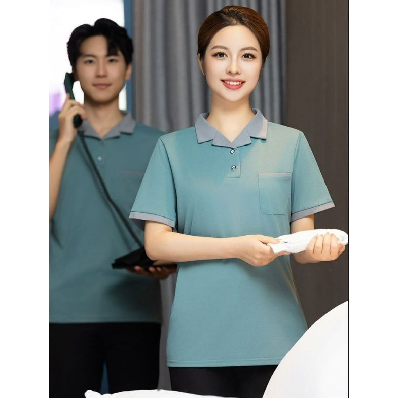 Hotel Room Cleaning Service Uniform Summer Clothing Hotel Property ...