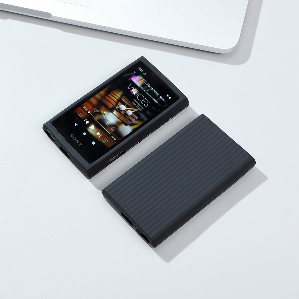 SONY NW-A306 本体とケース Soft Silicone Protective Shell Skin Case Cover for Sony Walkman NW
