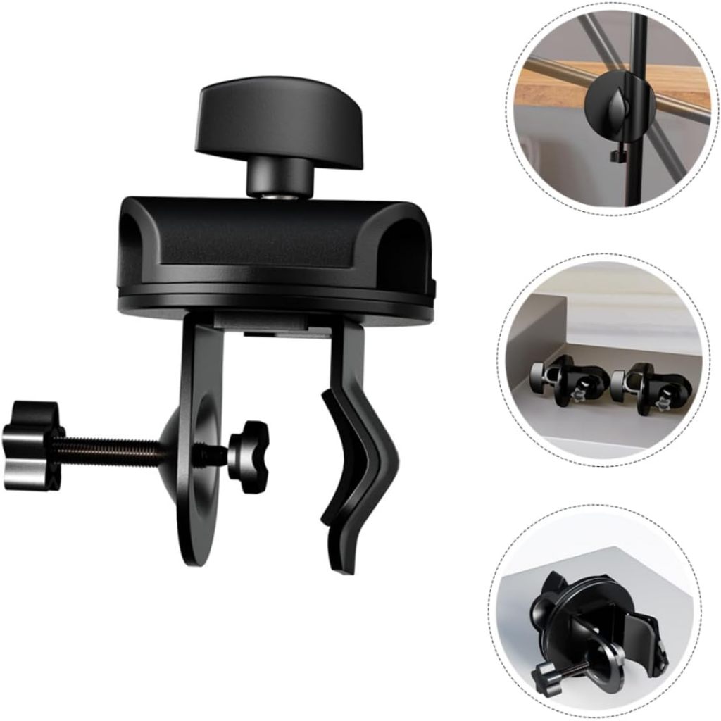 Mic Stand Recording Booth Microphone Mount Clips Desktop Mic Stand Mic ...