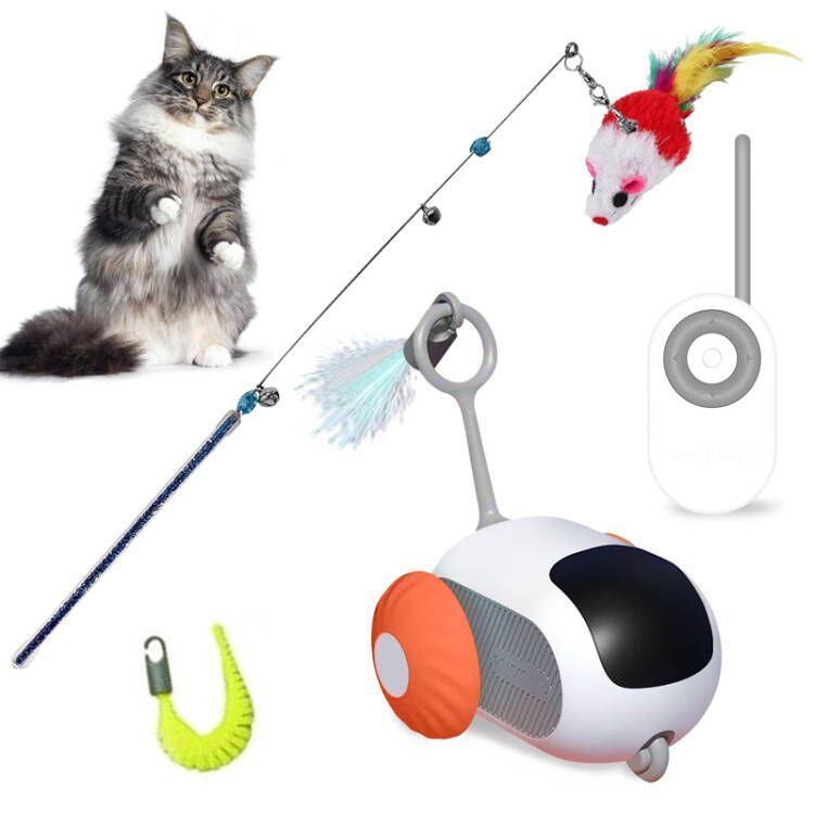 Remote Control Cat Toys Electric Car, 360° Automatic Gravity Smart