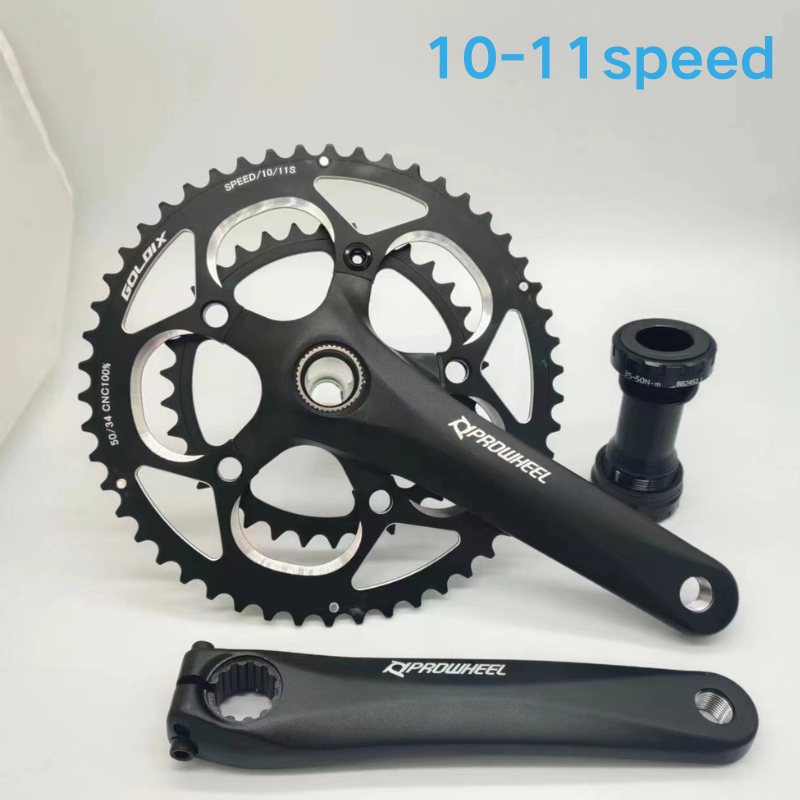PROWHEEL Road Bike Crankset 110 BCD 170mm DECKAS 36T-52T Sprocket