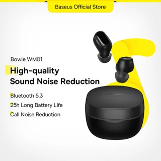 Baseus WM01 TWS Bluetooth Earphones Stereo Wireless 5.3 Bluetooth Headphones Touch Control Noise Cancelling Gaming Headset For i 13 12 mini pro max