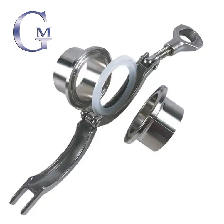19mm X F 50.5mm SS304 Triclamp Flansch Set - Schweißfitting Mit Dichtung Und Klemme