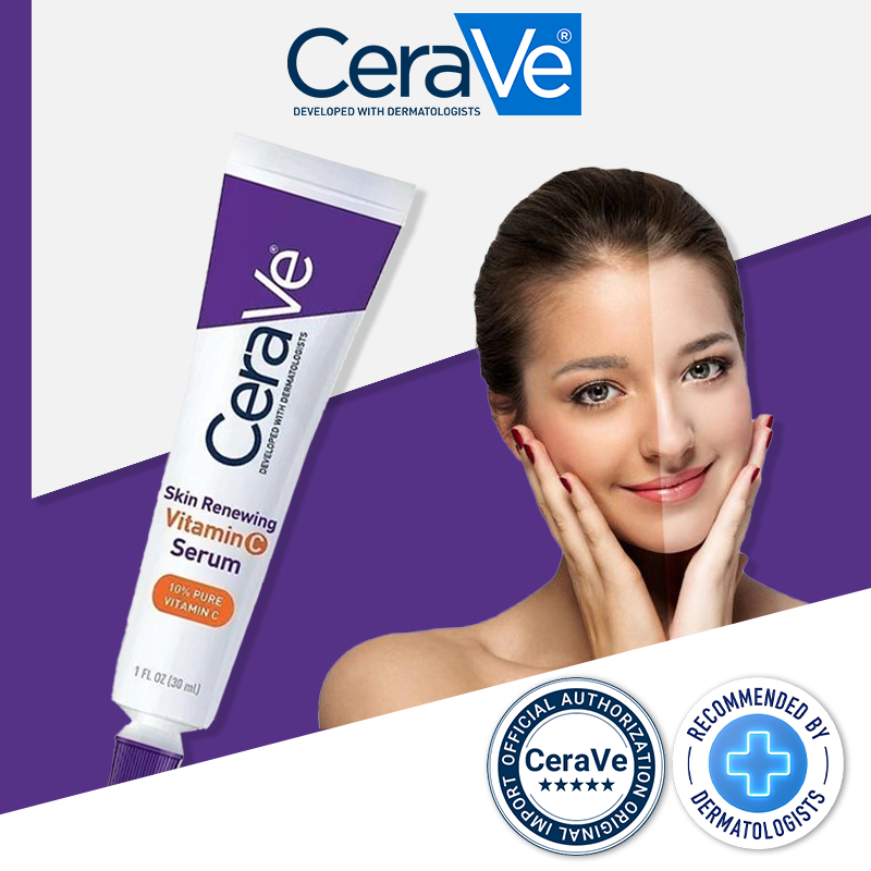 CeraVe Skin Renewing Vitamin C Serum Dark Spot Wrinkles Remover