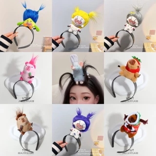 thumbnail image 2 of BESTYASH 3pcs Cartoon Mouse Ears Headband Plush Hairband For 2 of 11