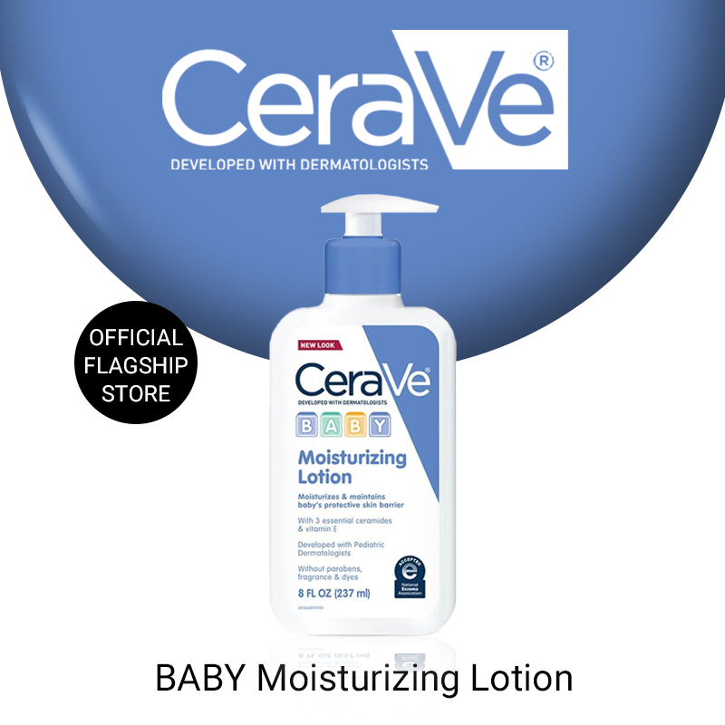 CeraVe Baby Moisturizing Lotion Gentle Soothing Moisturizer For Newborn  Kids Baby Skin Care 237ML Shopee Singapore