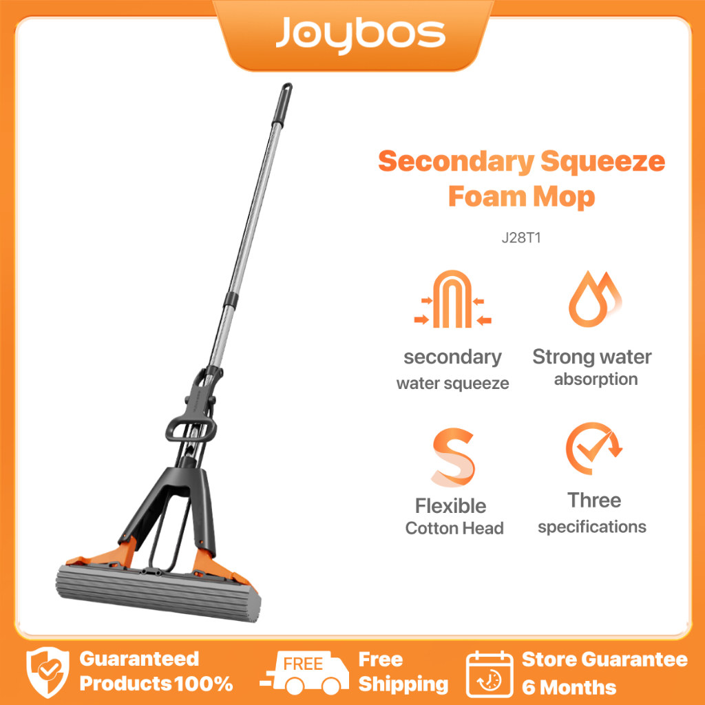 Joybos J28T1 Sponge Mop Household Wet and Dry Dualuse Lazy Floor Mop