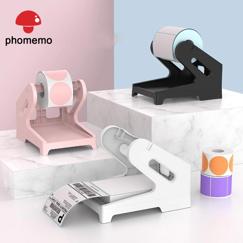 Phomeo Thermal Label Holder For Waybill Printer Compatible With Rolls ...