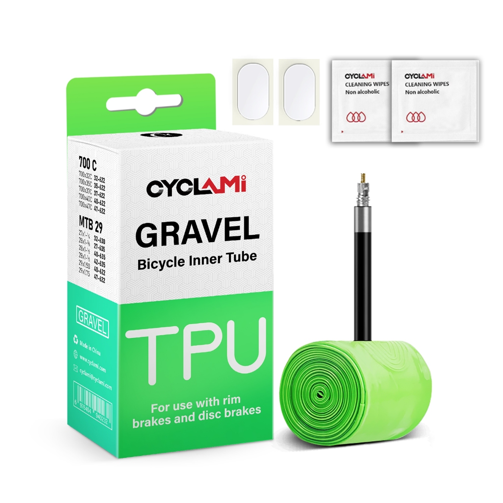 CYCLAMI Gravel Ultralight Road MTB 29 45mm Bike TPU Inner Tube Tire French Valve FV 45mm For