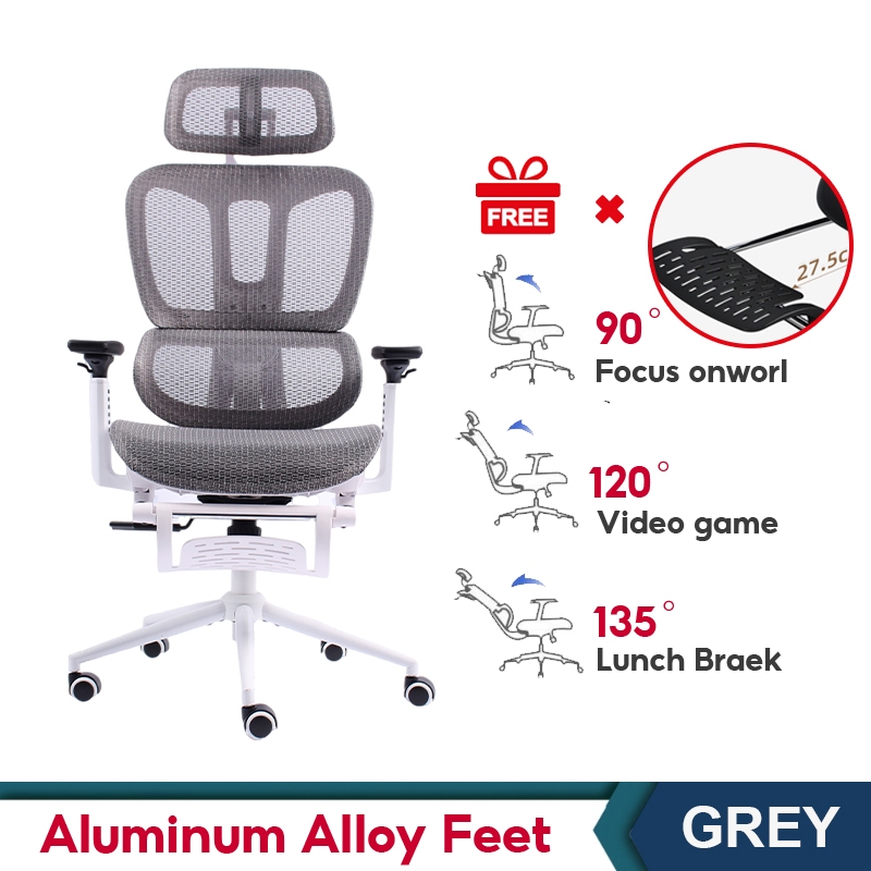 Ergonomic Office Chair Home Study Mesh Computer Chairs Shopee