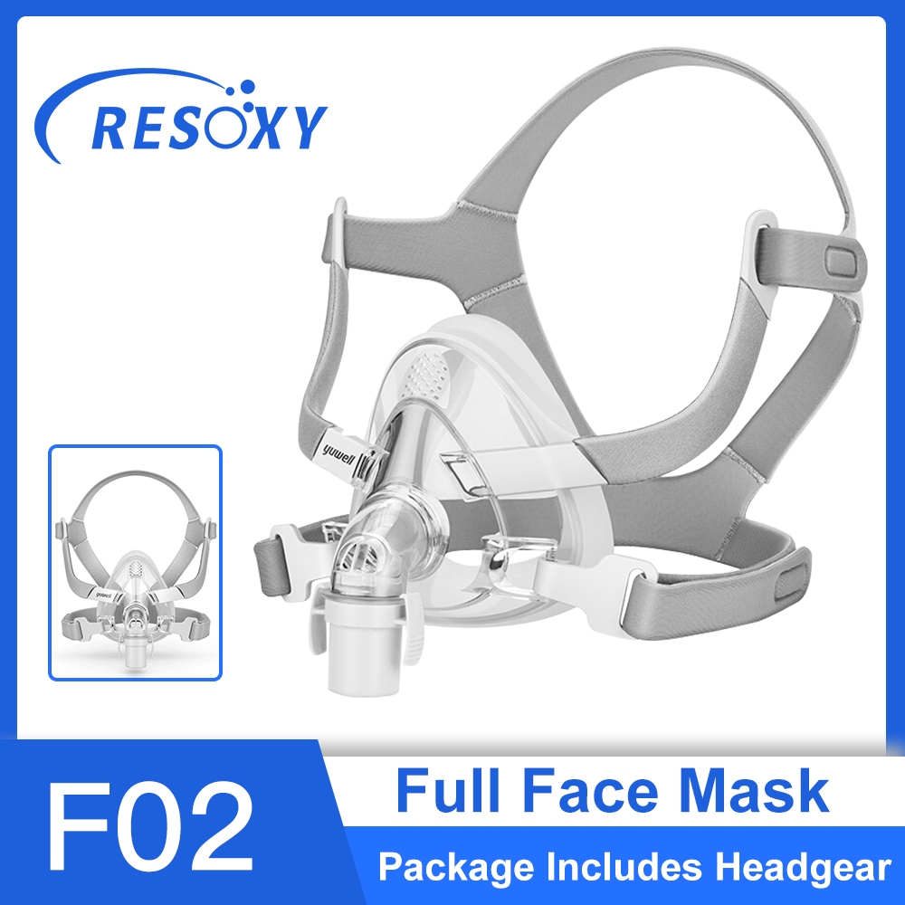 Full Face Mask with Cushion Frame Headgear Anti Snoring Apnea Sleep ...