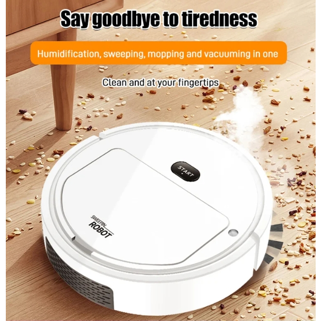 Smart Spray Sweeping Robot Household Automatic Vacuum Cleaner Sweeping and Mopping Three-in-one Machine