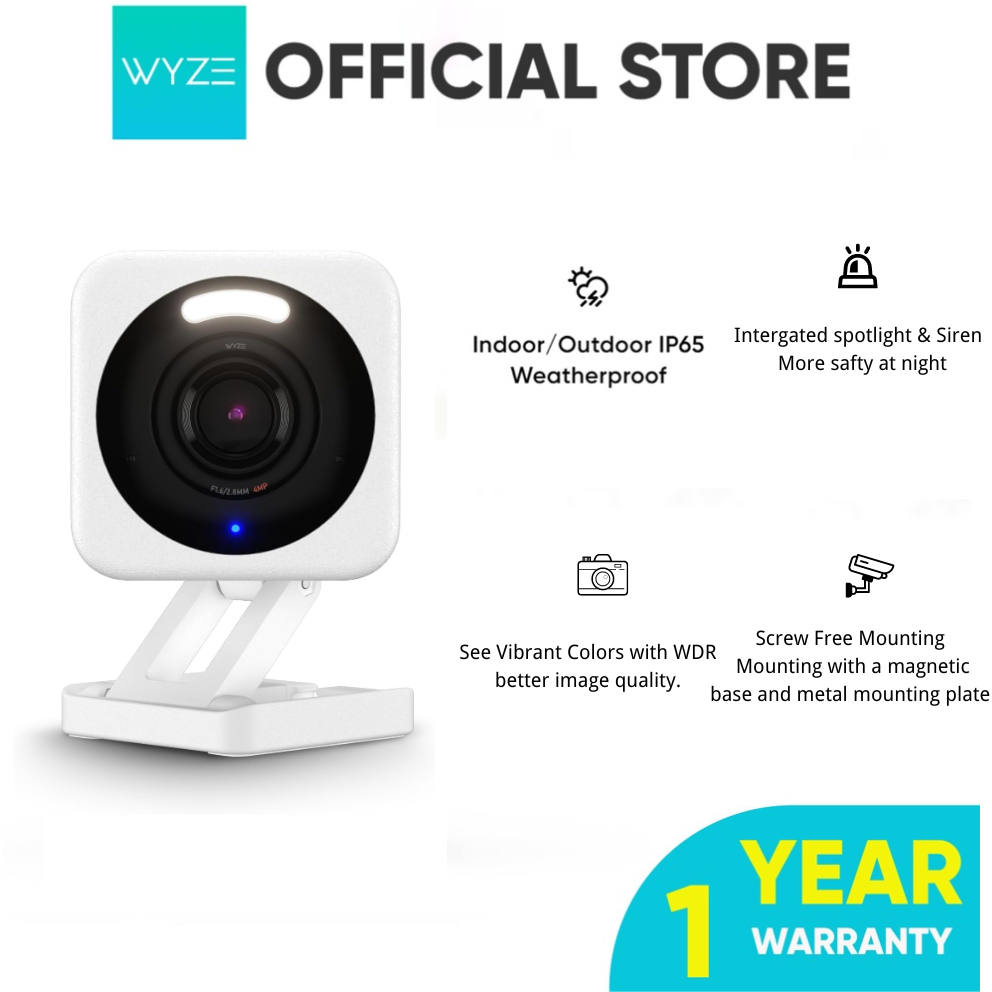 【Wyze Official Store】Wyze Cam v4, 2K HD WiFi Smart Home Security