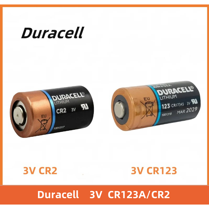 Duracell 3V CR123A/CR2 lithium battery 123A CR17345 DL123A 16340 dry ...