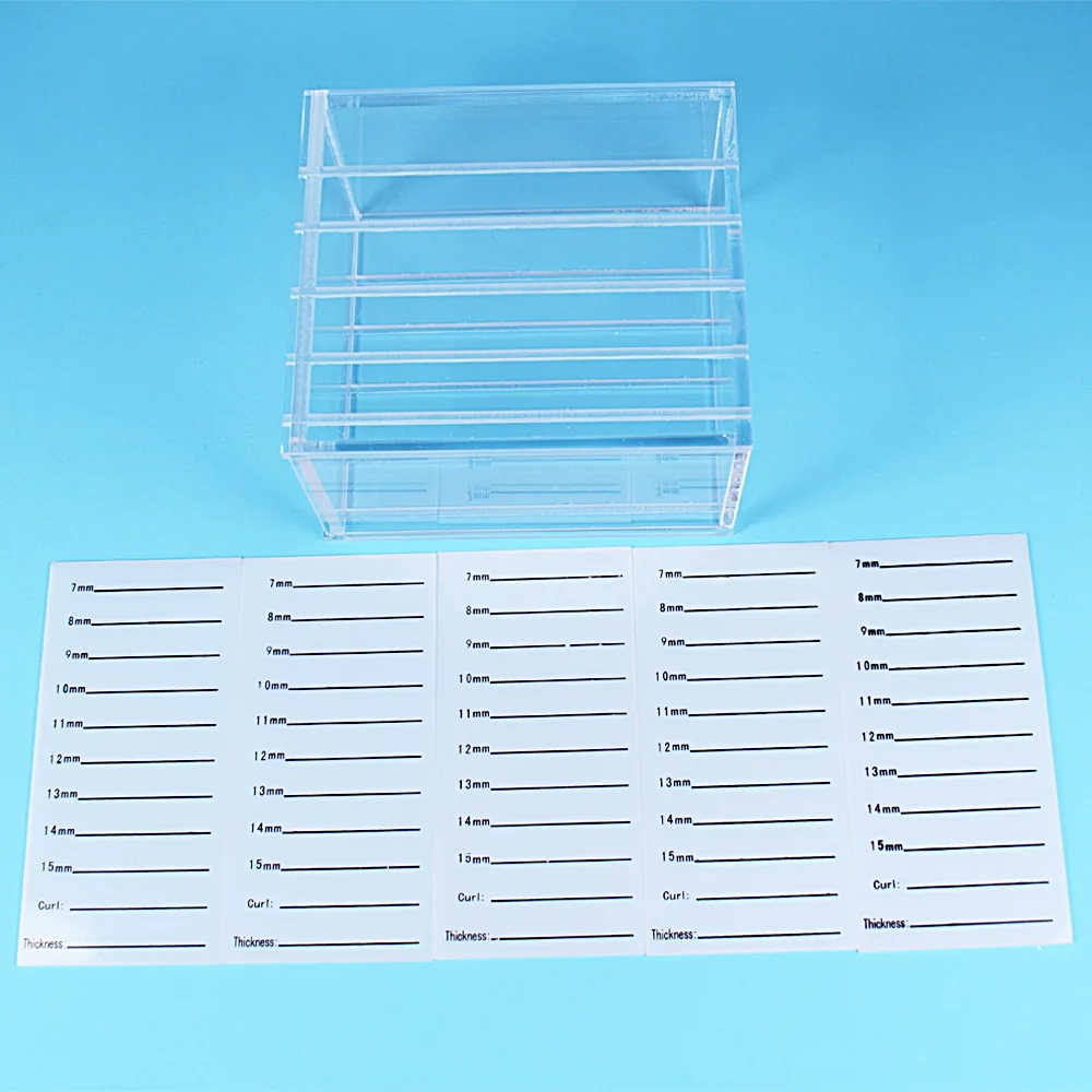 False Eyelash Extension Display Stand Acrylic 5 Layers Pallet Lash ...