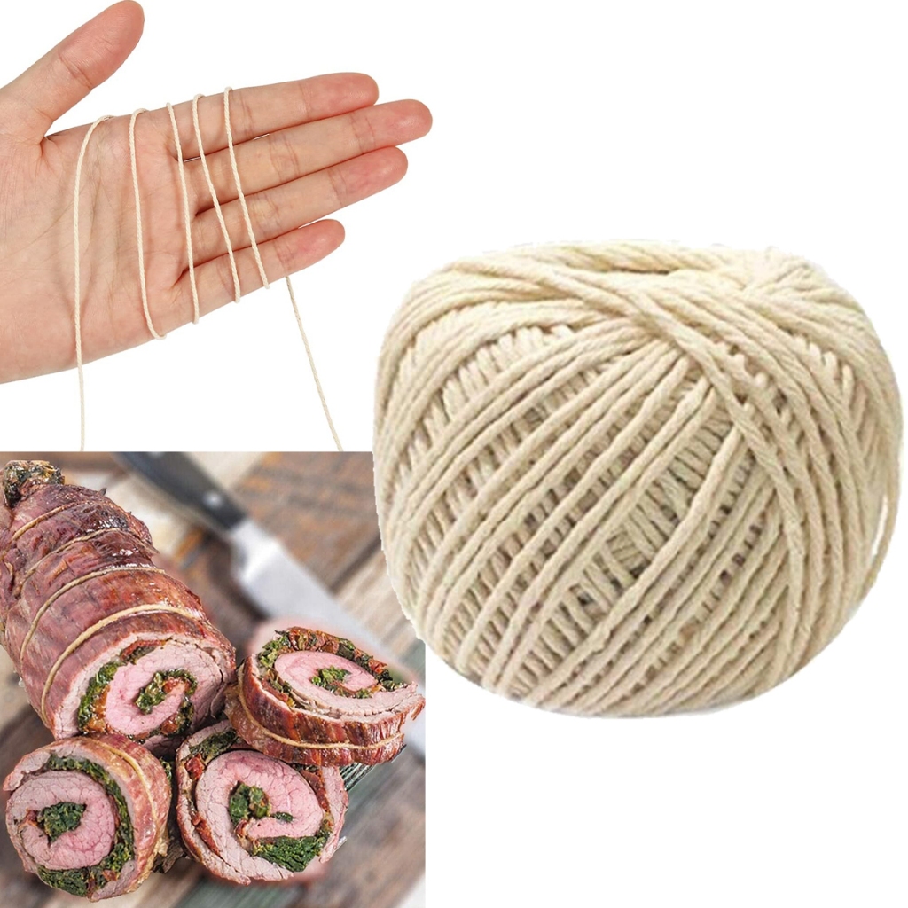 1 Roll 65 M Butcher's Cotton Cooking Tools Twine Meat Prep Trussing ...