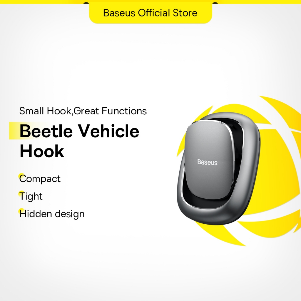 Baseus 2Pcs Car Hook Car Sticker Holder Auto Fastener Clip for Cable ...