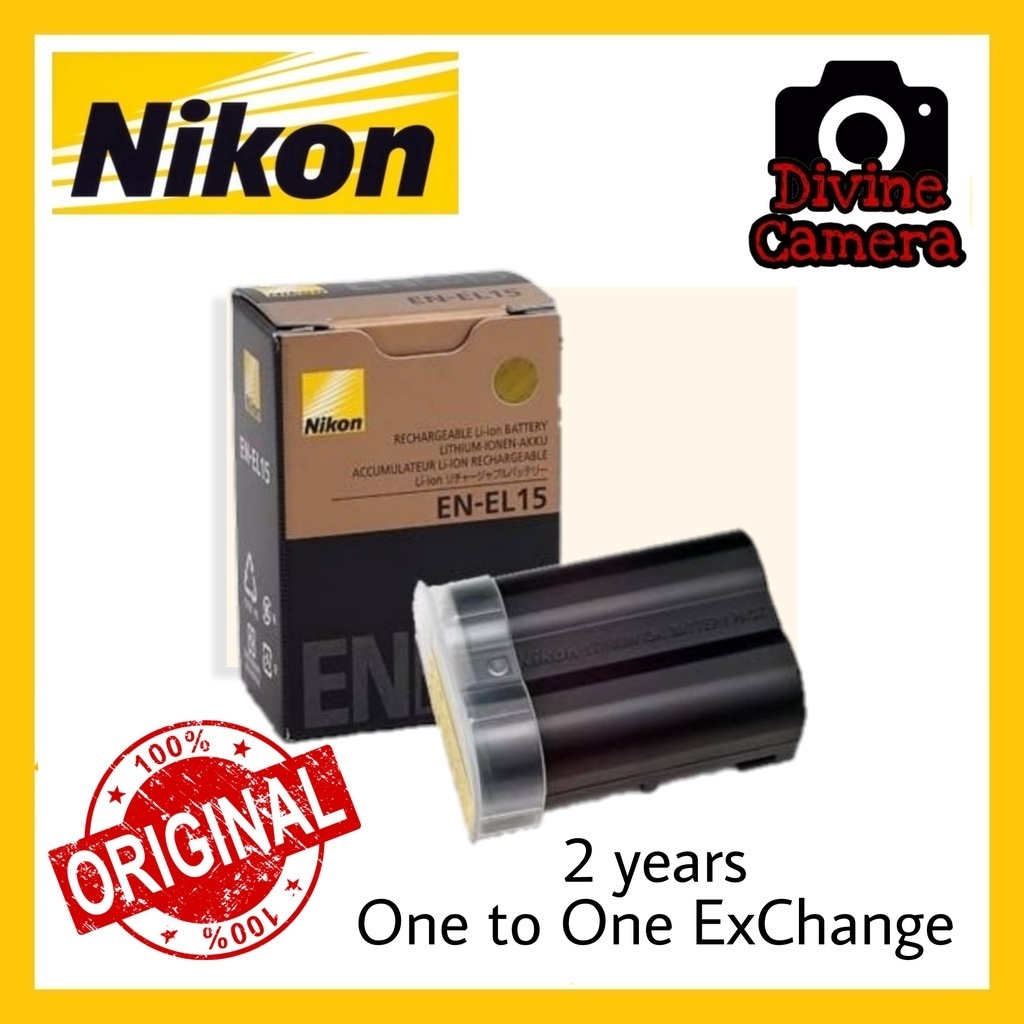 100% ORI Nikon EN- EN-EL15 / EL15a / EN-EL15b / EN-EL15c Rechargeable ...