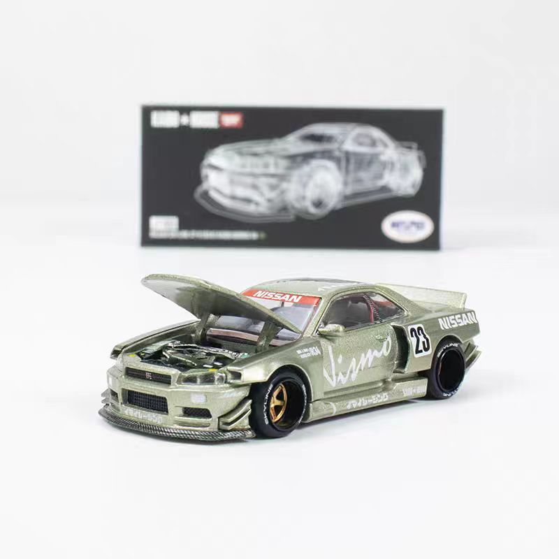 Tsm MINI GT KAIDO HOUSE1: 64 Nissan FairladyZ Dartsan 510 R34 Tent ...