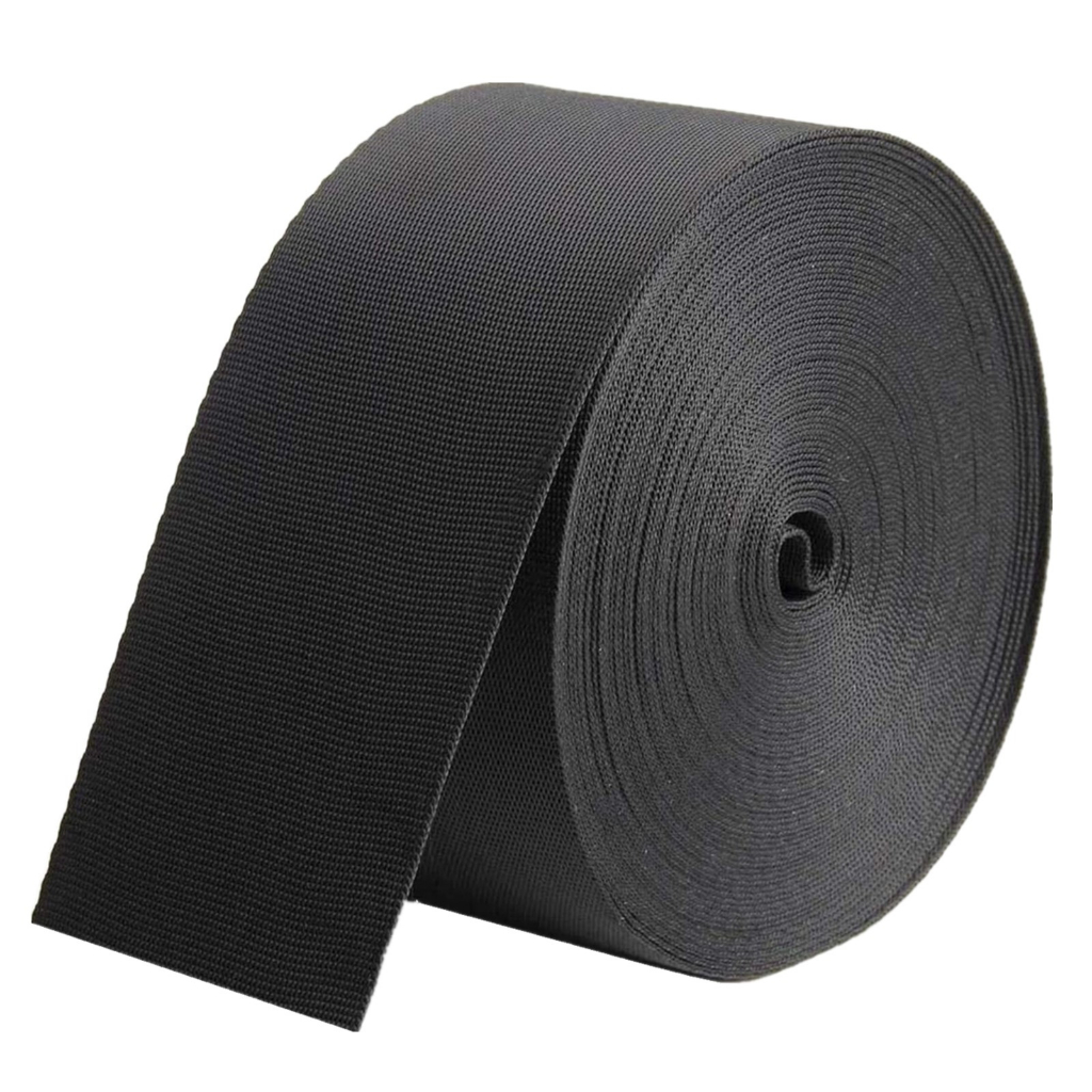 Black 20-50mm Width Nylon Webbing Strap Heavy Duty, Durable Nylon ...