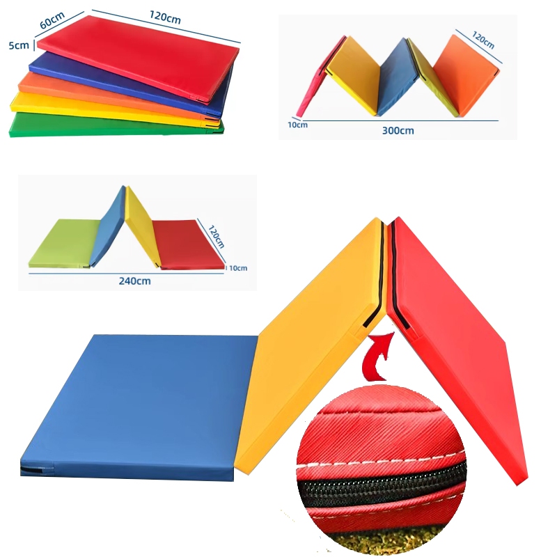 Folding Exercise Mat Tumbling Mats Physical Fitness Training Mat Yoga