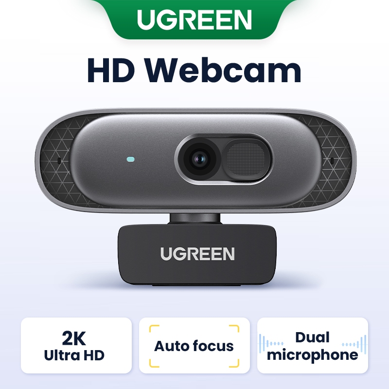 UGREEN USB Webcam 2K HD Mini Webcam For Laptop Computer Web Camera