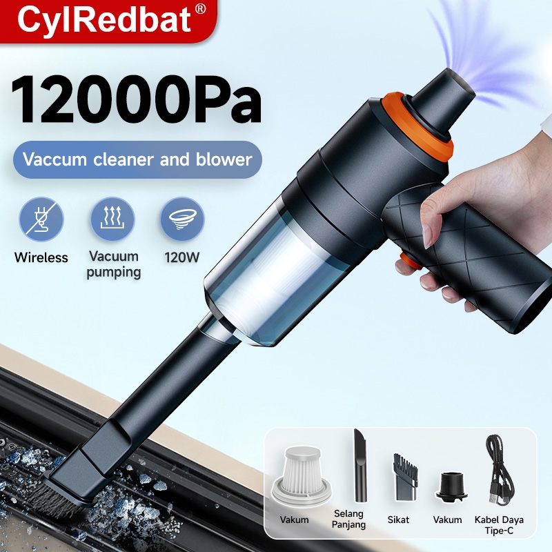 CylRedbat 2in1 Car vacuum cleaner Mini Blower Vacuum Cleaner Vakum