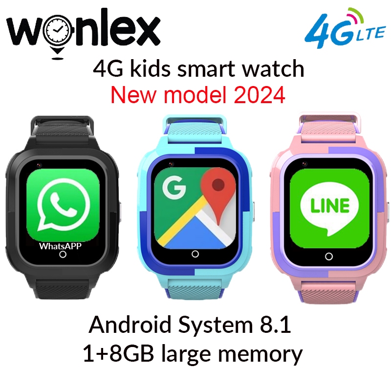 Wonlex kids smart watch CT11 4G Android 8.1 video call class disable ...