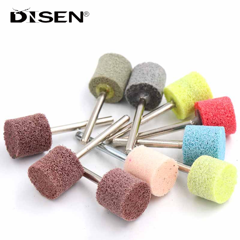 5Pcs Nylon Fiber Polishing Wheel Grinding Head Buffing Wheel Mounted ...