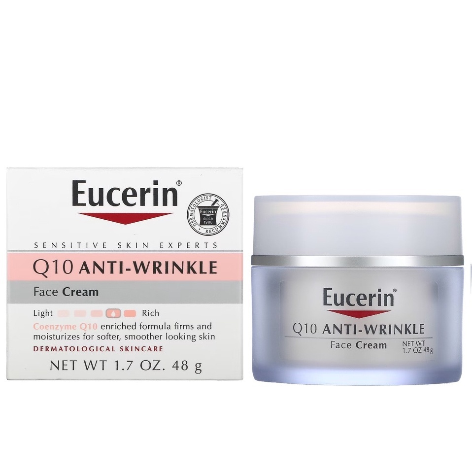 Eucerin Hyaluron Filler Day Cream Eucerin Q10 Anti-Wrinkle Face Cream ...