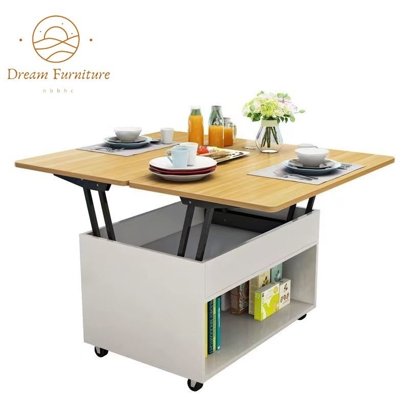 Coffee Table Foldable Lifting Table Multifunctional Extendable Dining ...