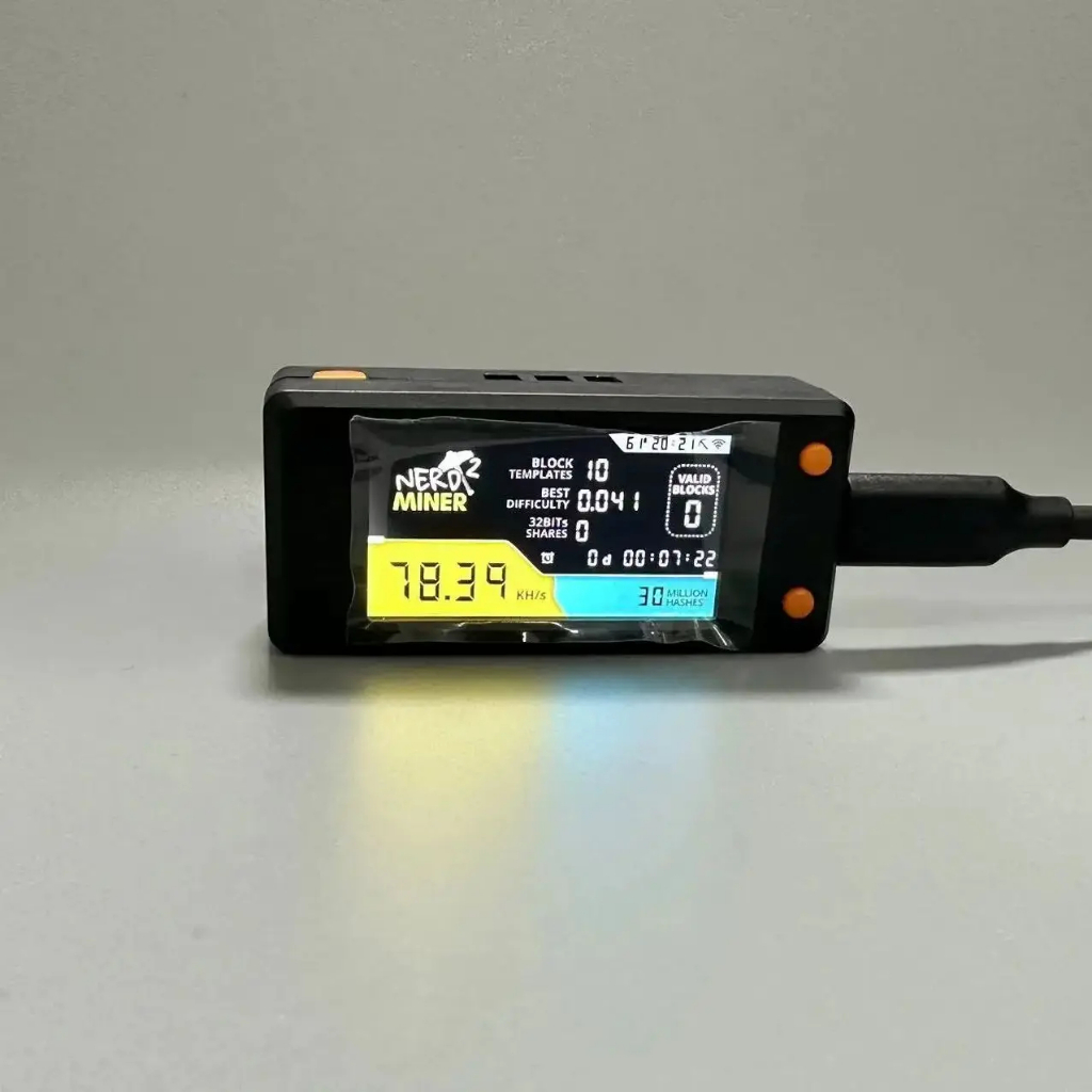 T Display S3 Bitcoin Solo Lottery Miner Nverdminer V2.0 78KH/s Hashrate  Upgraded BTC Lotto Machine with Only 3 Watts | Shopee Singapore