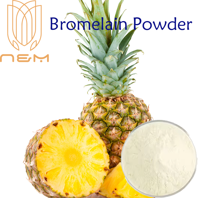 N&M/ Bromelain Powder/ Reduce Swelling, Pain/ Support Whitening, Anti