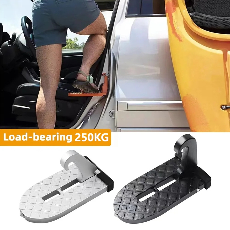 Folding Car Door Latch Hook Step Universal Foot Pedal Ladder For Jeep