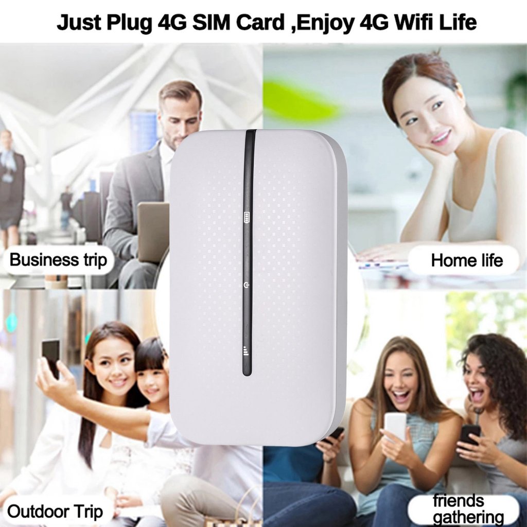 4G SIM Router Wifi MiFi 150Mbps battery 2100mah Modem Car Mobile Wifi ...