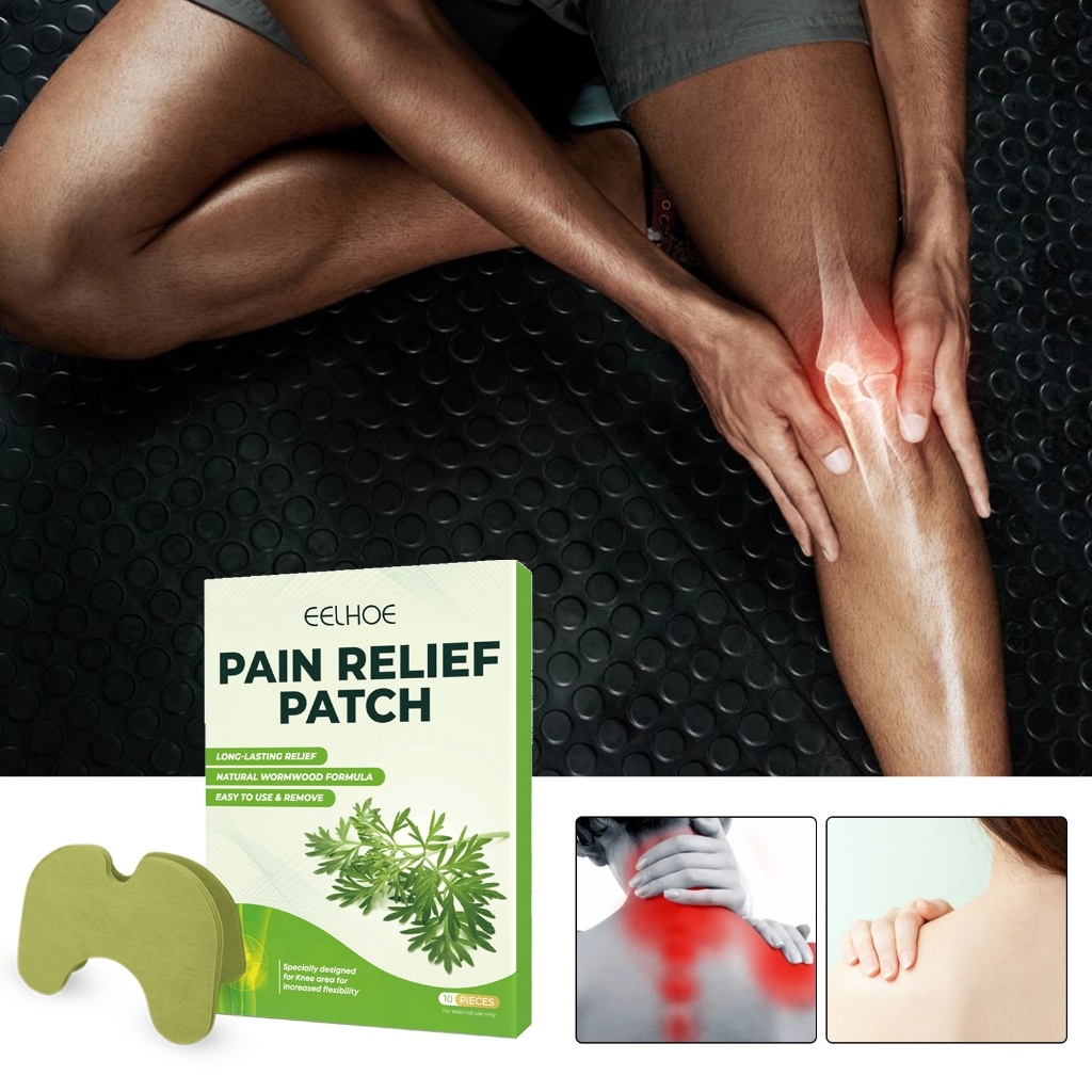 EELHOE Wormwood Pain Relief Patch for Joints, Lumbar, Knee & Leg Pain ...