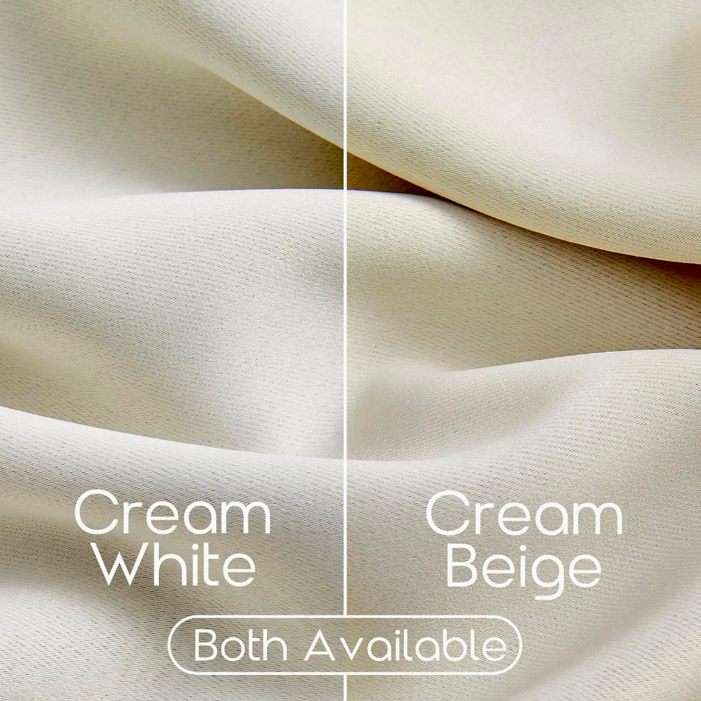 24 Colors 90% Blackout Curtain for Bedroom BTO Light Blocking Window ...